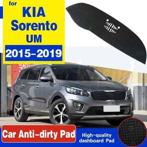 For KIA Sorento UM 2015 2016 2017 2018 2019 Anti-Slip Mat Dashboard Cover Pad Sunshade Dashmat Carpet Car Accessories