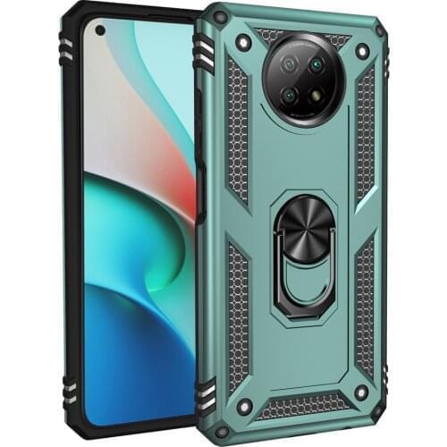 Shockproof Rugged Ring Stand Fundas TPU Bumper Cover for Xiaomi Redmi Note 9T 9 5G Note9T Note9 5G 6.53 Case Coque Shell Housing