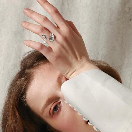 Retro Thai Silver Peacock Adjustable Open Rings Antique Phoenix Bohemian Hippie Gypsy Fashion Jewelry Women Girls B1D5