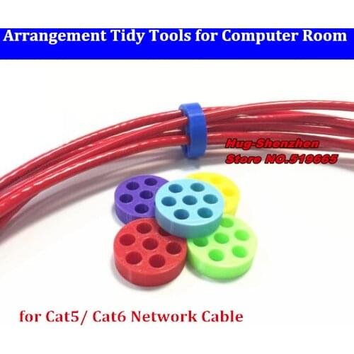 7 wires Network Module Network Cable Comb Tools Wire Arrangement Tidy Tools for Computer Room Studio Manage Cat5 Cat6 Cables