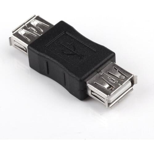USB 2.0 Plug A Female to Female Coupler Cord Adapter Connector Adapter Computer Cables Connectors QJY99