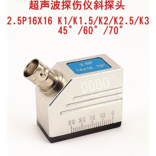 Ultrasonic Flaw Detector Oblique Probe 2.5P16X16K1K1.5K2K2.5K3