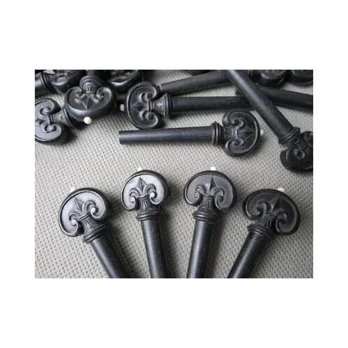 The violin shaft / String knob is a set of /4 ebony engraving 4/4