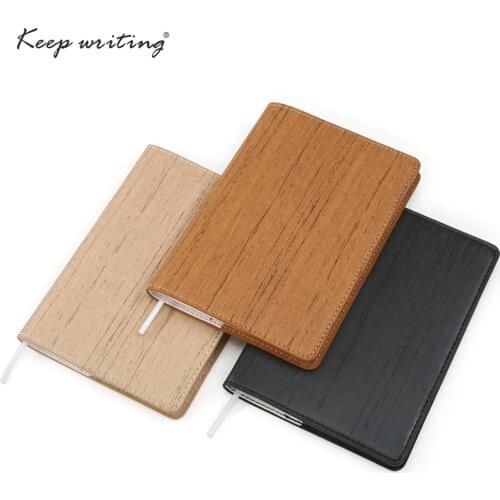 A6 pocket book small notebook with 80 sheets cream paper Dotted pages Lined Plain page each page can be torn off PU leather note