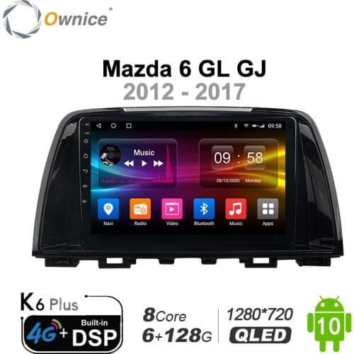 2din Ownice Car Radio Android 10.0 Carplay GPS Car Multimedia Player for Mazda 6 GL GJ 2012 2013 2016 2017 Atenza CX-5 2012-2015