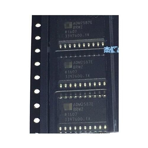 Free Shipping 10pcs/lot ADM2587E ADM2587 ADM2587EBRWZ SOP-20 Single Transmitter/Receiver RS-422/RS-485 20-Pin SOIC W Tube