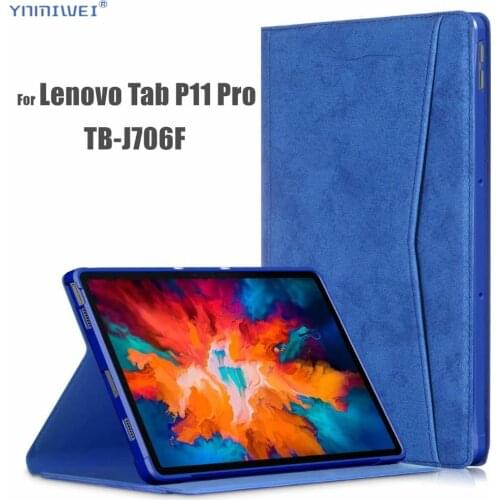 Case for Lenovo Tab P11 Pro TB-J706F Tablet Cover Case for Lenovo Pad Pro 11.5 Inch Stand Leather Cases