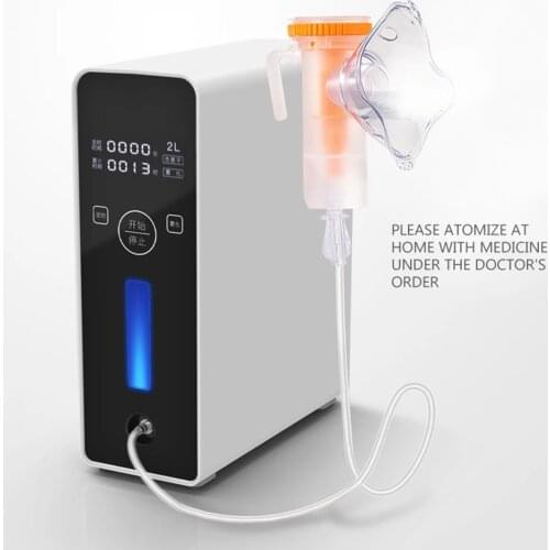 1l/min Oxygen Concentrator Generator Oxygen Making Machine Portable Ventilator Home Car Use with Atomization Silent 220V