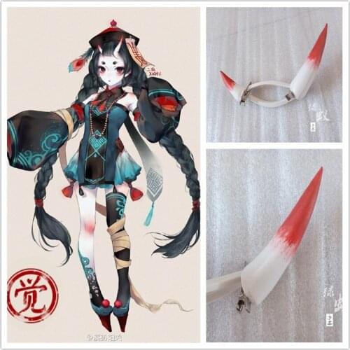 Game Onmyoji Cosplay Horns Head Clip Headwear Hairwear Cosplay Props