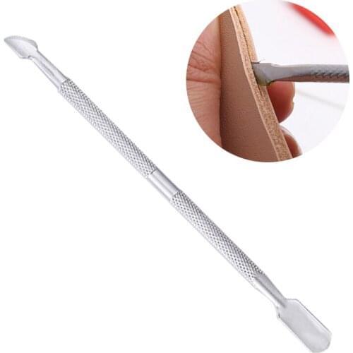LMDZ DIY Hand Leather Tool Stainless Steel Dual Head Glue Stick Leather Handicraft Leather Craft Adhesive Tool Leather Tools