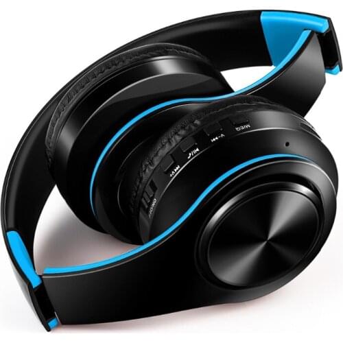 Earphone Bluetooth Headphones Over Ear Stereo Wireless Headset Soft Leather Earmuffs Built-in Mic for PC/Cell Phones/TV