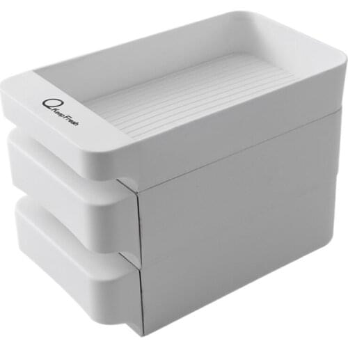 New Drawer Type Egg Storage Box Egg Rack Display Holder Container Refrigerator Holder Storage Box Home Organizer