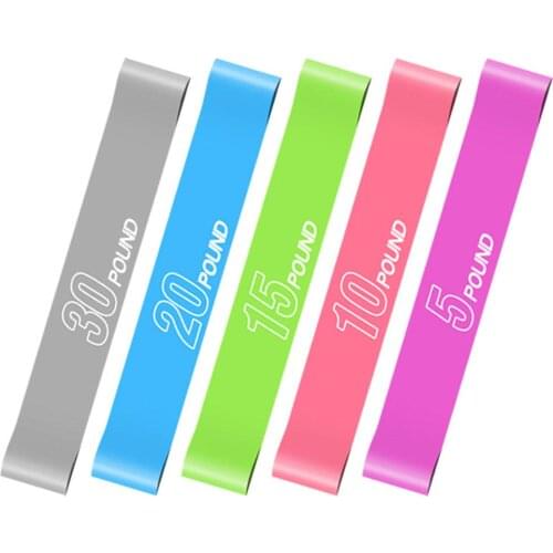 Yoga Resistance Band Natural Latex Durable Resistance Exercise Band Workout Band Equipment for Home Fitness Strength Training