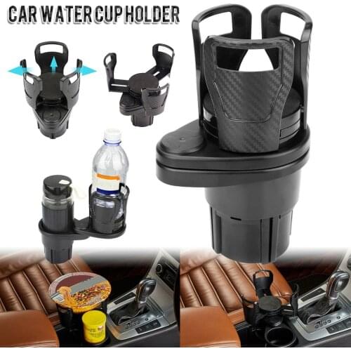 2-in-1 Car Seat Cup Holder Multifunctional Car Seat Drink Cup Holder Coffee Water Bottle Rack Car Interior Accessories