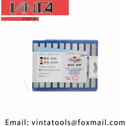 30 pcs/lot turning insert A120 YG6 YG8 YW1 YW2 YT5 YT14 YT15 CNC carbide blade External welding cutter 45 degree turning tools