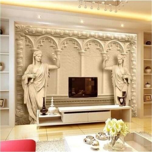 Beibehang 3d photo wallpaper Bar KTV personality retro European People Pharaoh of Egypt Pyramids 3D wall mural wallpaper