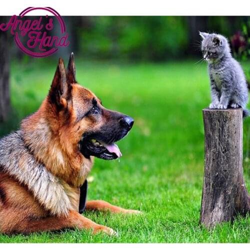 5d diy diamond painting dog,cat,full square,cross stitch pictures,cross stitch,diamond painting shepherd,mosaic home Decoration