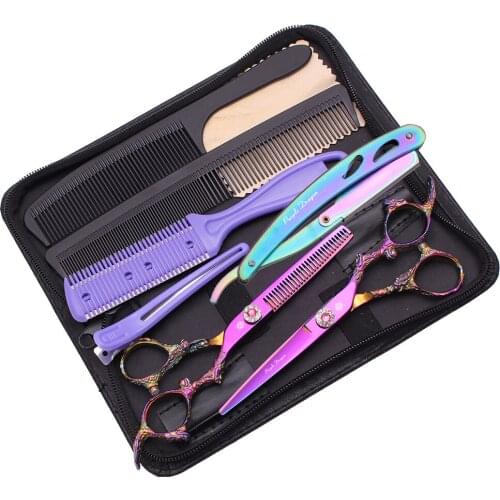 6.0 inch Professional Hair scissors Hairdressing Scissors Barber Scissors Set Hair Cutting Shears Scissor Haircut