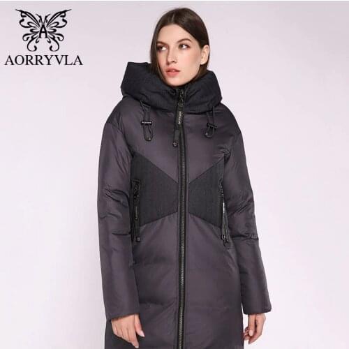 Женские длинные пуховики AORRYVLA China At AliExpress