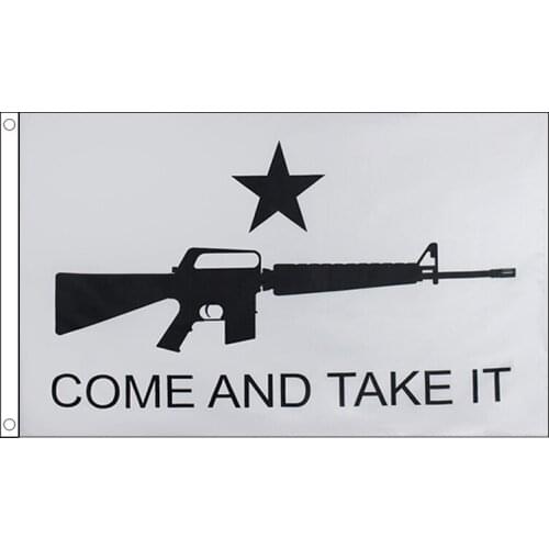 Free Shipping xvggdg 90x150cm Come And Take It Flag - Gonzales Historical Flags Polyester with Brass Grommets banner