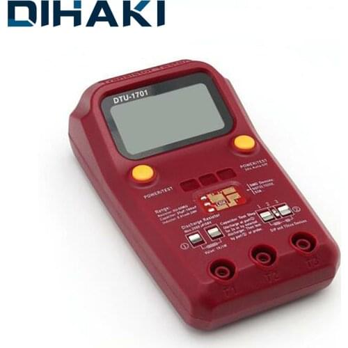 DTU-1701 Digital Transistor SMD Components Tester Diode Triode Capacitance Inductance Multimeter ESR Meter