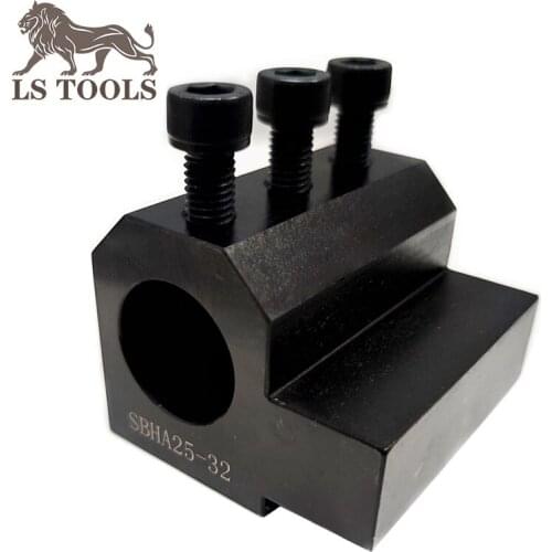 LS TOOLS Lathe holder seat SBHA20-20 Drilling Turning tool holder auxiliary tools SBHA25-25 SBHA32-40 inner hole guide sleeve