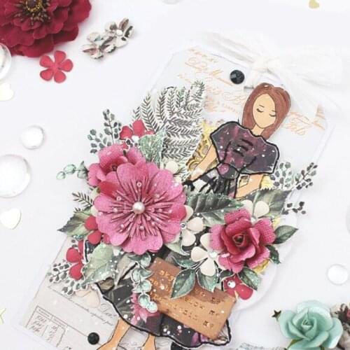 Elegant Lady Transparent Silicone Clear Stamp for Scrapbooking DIY Craft Decoration Soft Stamp 2021 New