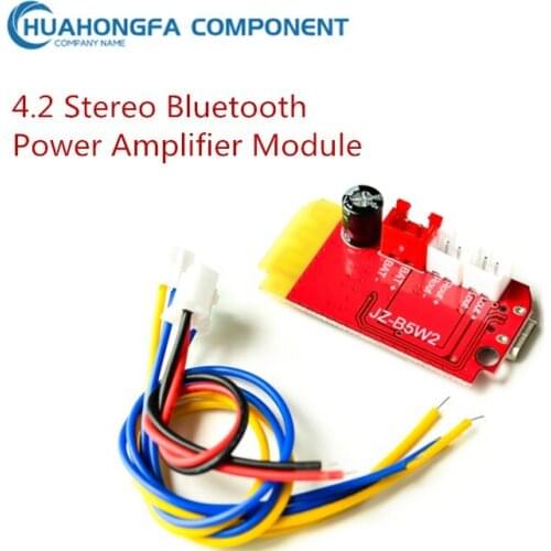 Hot Sale CT14 Mini 4.2 Stereo Bluetooth Power Amplifier Board Audio Module Class F 5W+5W with Charging DIY Modified Speaker