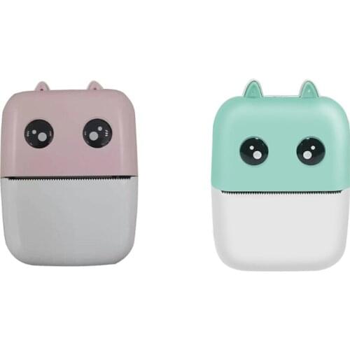 Mini Pocket Photo Printer Portable Thermal Printing Machine Wireless BT Connection for Picture Lable DIY Handcraft List