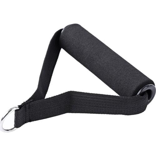 Multi-purpose D-ring Spring Exerciser Foam Handle Elastic String Gym Training Equipment Lightweight Fitness Equipment