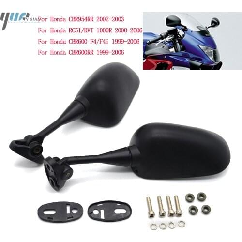 Motorcycle Rear View Mirror side mirrors For Honda CBR600 F4/F4i CBR600RR 1999-2006 CBR954RR 2002-2003 RC51/RVT 1000R 2000-2006