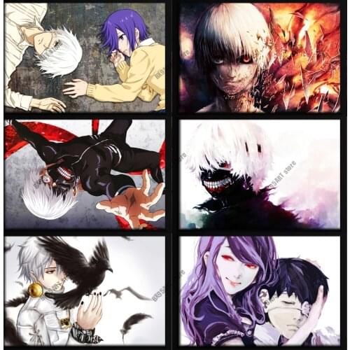 Canvas Painting Wall Art Anime Poster Tokyo Ghoul Nordic Posters and Prints Room Decor Pictures for Living Kids Home Decoration