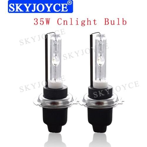 SKYJOYCE Original 35W Cnlight XenonBulb H7 Metel Base H1 H3 H11 9005 9006 D2H HID XenonLamp 4300K 6000K 8000K H7 hidCnlight Bulb