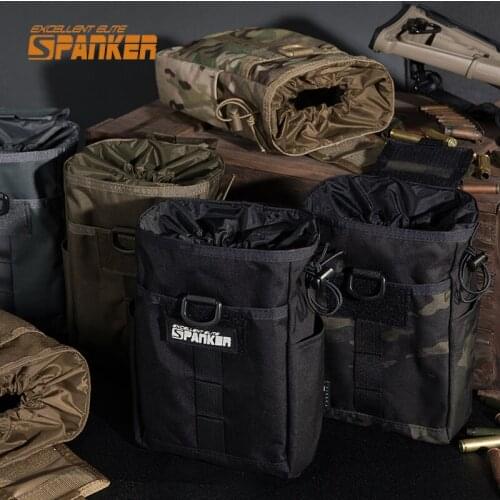 Outstanding military fan recycling storage bag outdoor training cs chicken eating equipment supplies large-capacity molle debris