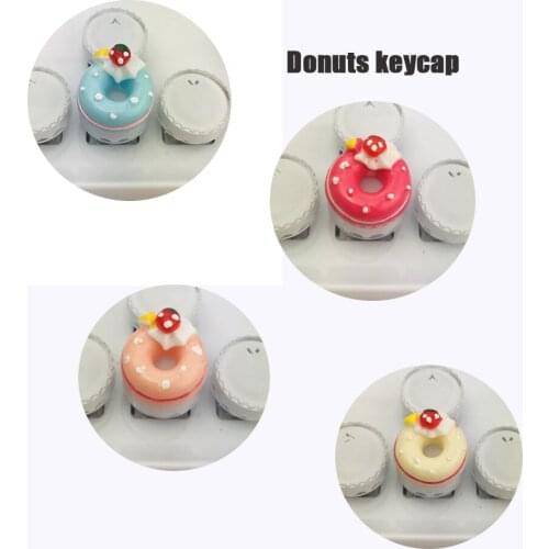 Donuts DIY Key cap personality Light-transmission mechanical keyboards Accessories Cartoon cute keycaps for Cherry MX axis