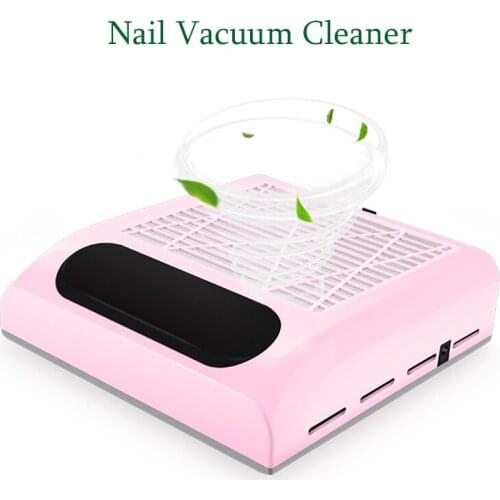 Professional Nail Dust Vacuum Cleaner Collector Nail Vacuum Cleaner Manicure Machine With Filter Strong Power Fan Nail Art Tools