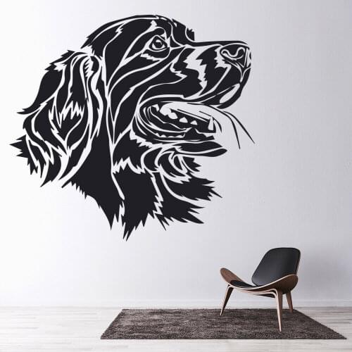 Setter Dog Wall Decal Animal Pets Shop Interior Decor Door Window Vinyl Stickers Kids Bedroom Nursery Art Mural Removable Q131