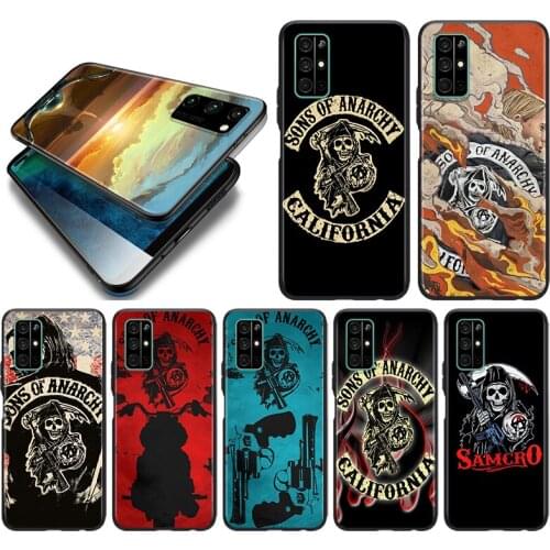 Sons Of Anarchy Silicone Cover For Huawei Honor 10i 10 9C 9A RU 9X 9N 9S 9 Pro Lite Play 3E V9 Black Phone Case
