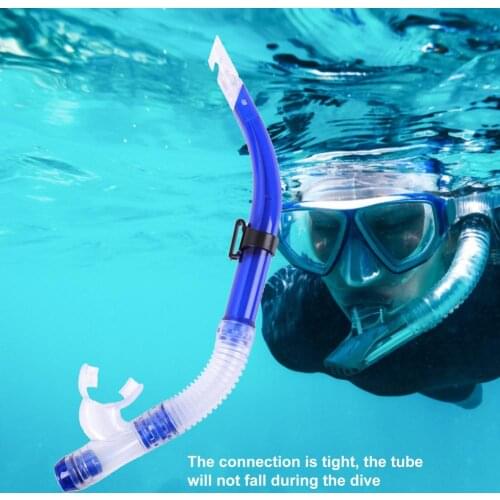 PVC Foldable Snorkel Tube Snorkel Women Men Roll Up Snorkel Wet Breathing Tube For Snorkeling Water Sports Diving Accessories