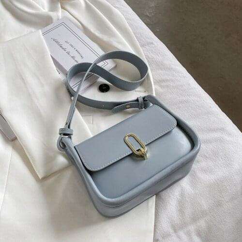 Single shoulder messenger small square bag Girls small fresh portable handbag Trendy retro all-match shoulder diagonal handbags