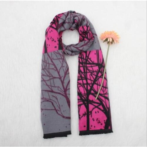 Euramerican Style Women Cashmere Pashmina Shawls and Scarves Thicken Warm Wrap Bear Printing Winter Woman Scarf Thick Blanket
