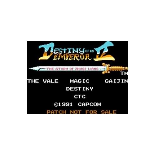 ZZZ_UNK_Destiny of an Emperor 2 Region Free 8 Bit Game Card For 72 Pin Video Game Player