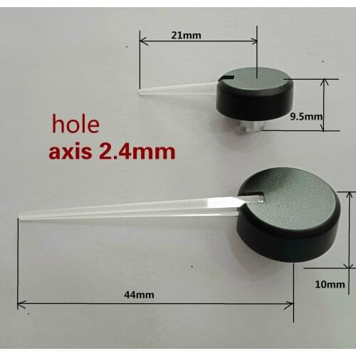 1pc 21mm / 44mm white plastic for Various car, motorcycle, ship instrument pointer, tachometer, oil gauge, odometer cluster
