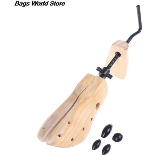 High Quality 1PCS Size S M Unisex Women Men 2-way Adjustable Wooden Shoe Stretcher Shoe Expander