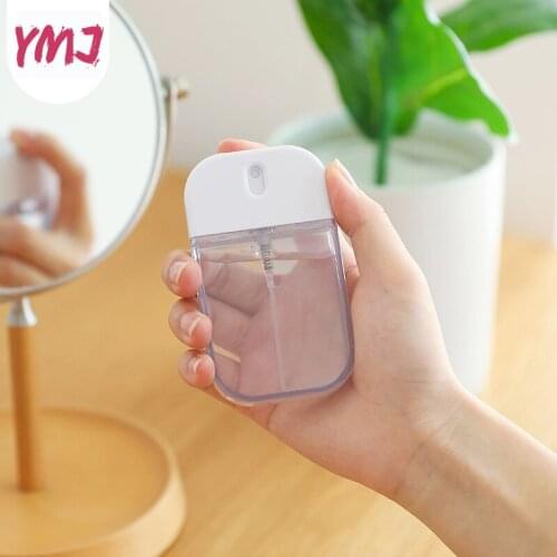 100ML Transparent Plastic Spray Bottle Portable Plastic Refillable Container Empty Cosmetic Containers Makeup Moisture Atomizer