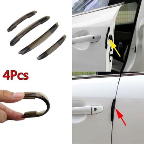 4PCS Car Door Edge Anti-Collision Sticker Strip Auto Side Door Anti Scratch Protector Strip for Peugeot BMW