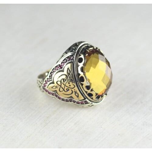 Big Stone, Mens Rings, the Ottoman Empire, Turkey, Seljuk and Islamic Culture, Ring, mecca, Allah, Prophet Muhammad, the Kaaba