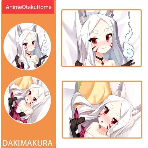 Anime Manga The Helpful Fox Senko-san Shiro Throw Pillow Cover Hugging Body Pillowcase Otaku Bedding Dakimakura Pillow Case