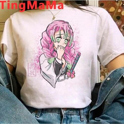 Demon Slayer Kimetsu No Yaiba Tanjirou Kamado t-shirt women casual japanese plus size t shirt summer top couple clothes