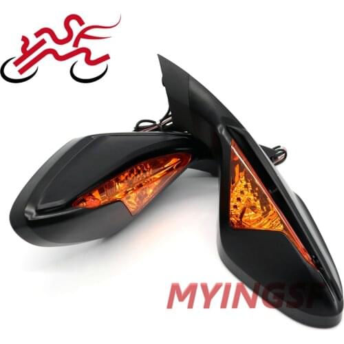 For MV Augusta F3 675 2012-2019 F3 800 2013-2021 Motorcycle rearview mirror with turn signal light,reverse mirror reflector